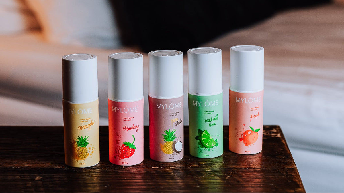 Ūdens bāzes lubrikantu ar aromātu komplets 3 gb