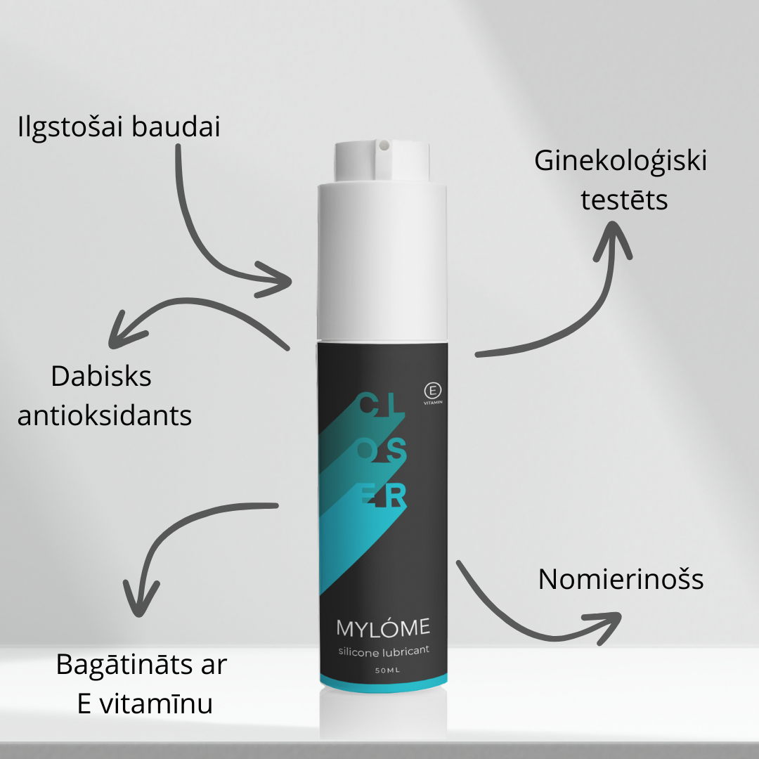 Silikona lubrikants ar E vitamīnu