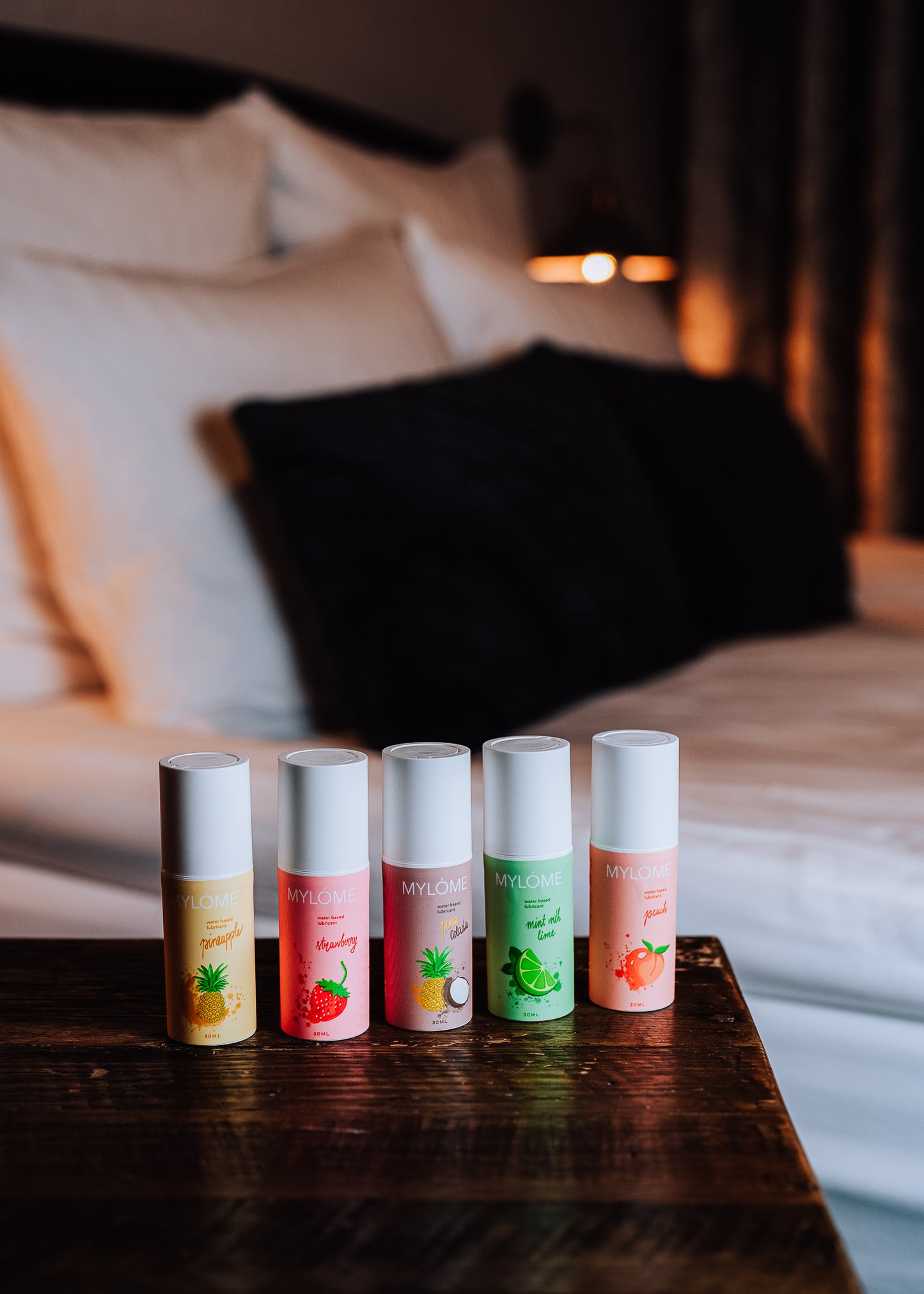 Ūdens bāzes lubrikantu ar aromātu komplets 3 gb