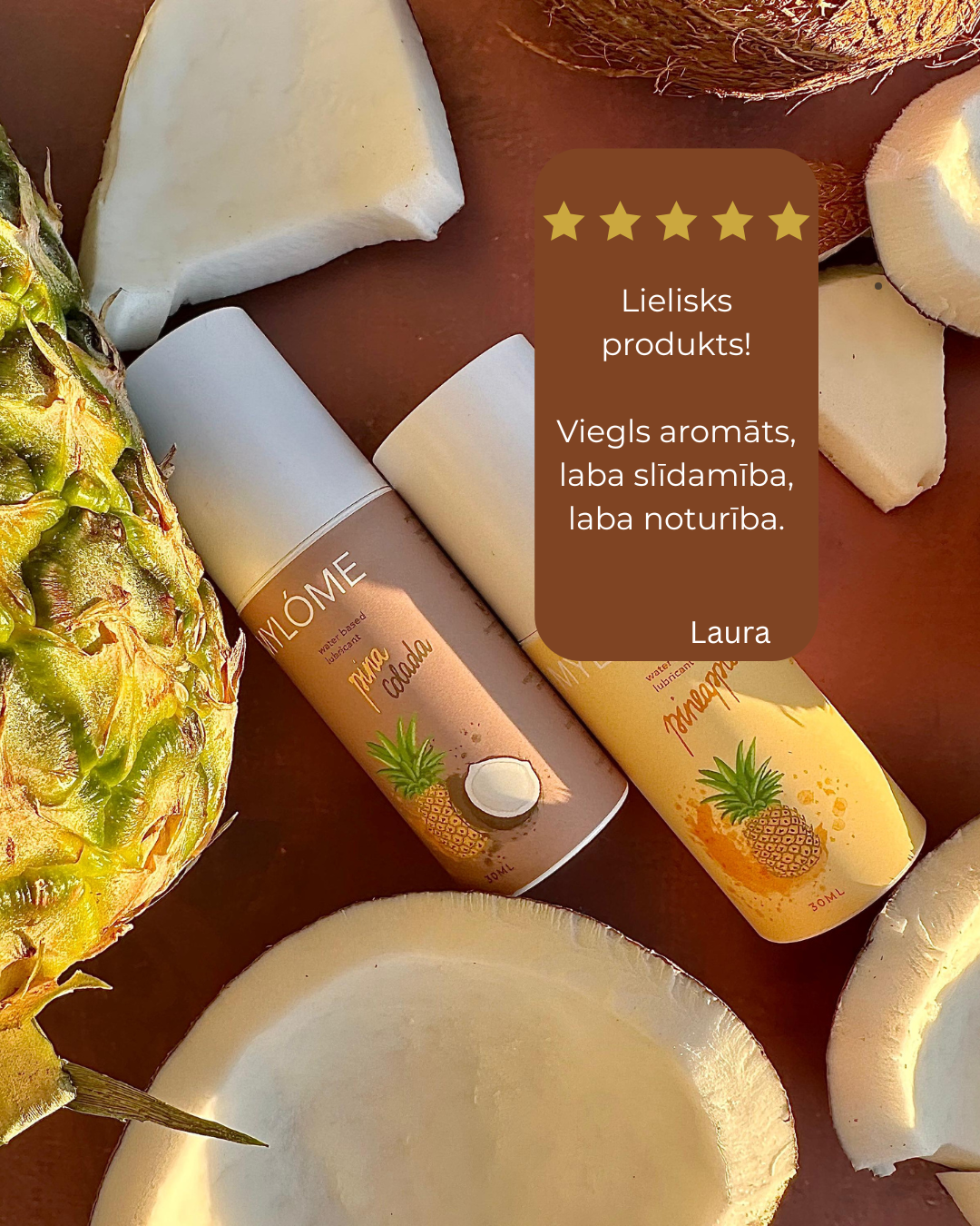 Ūdens bāzes lubrikants ar pina colada aromātu 30ml