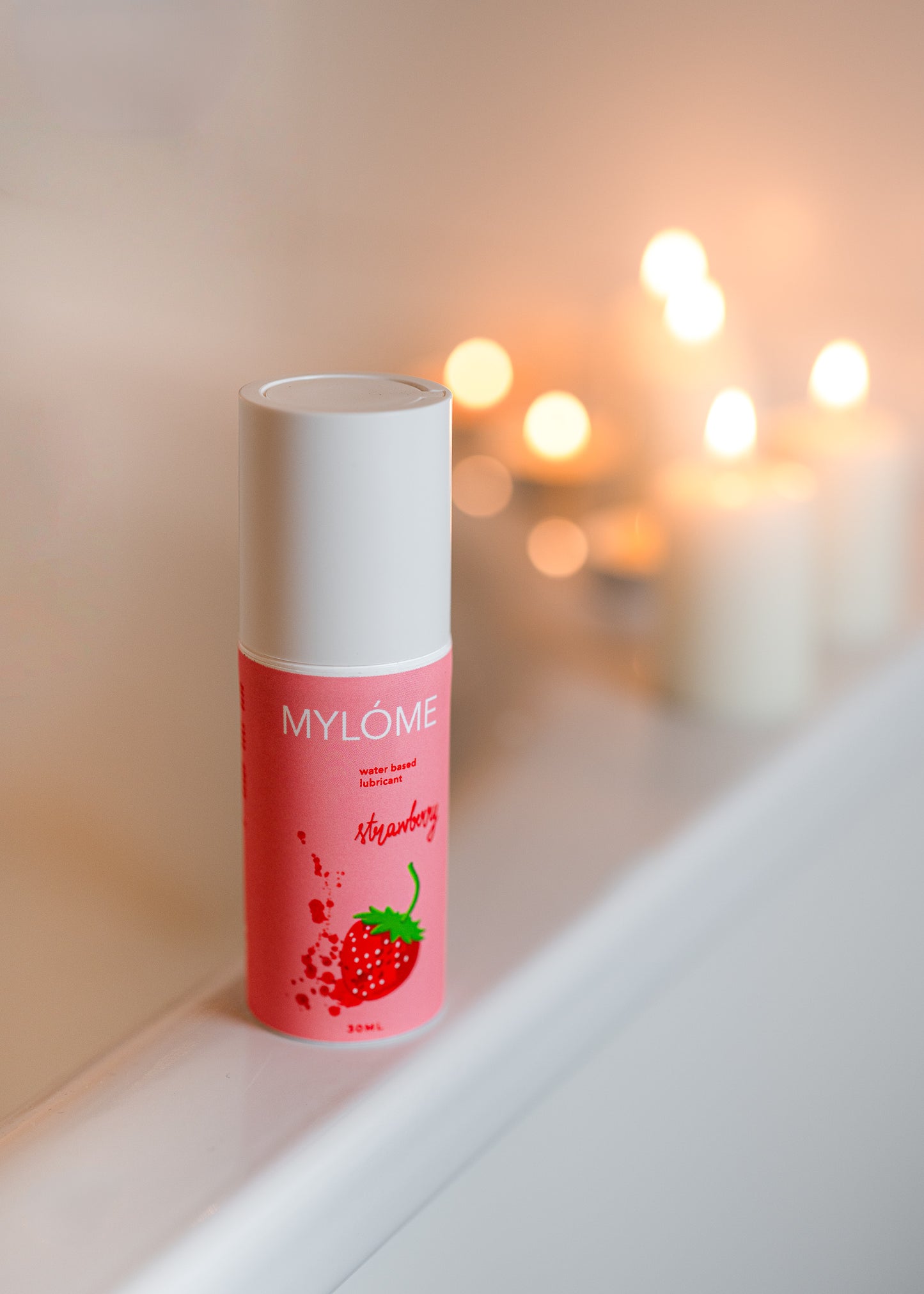 Ūdens bāzes lubrikants ar zemeņu aromātu 30ml