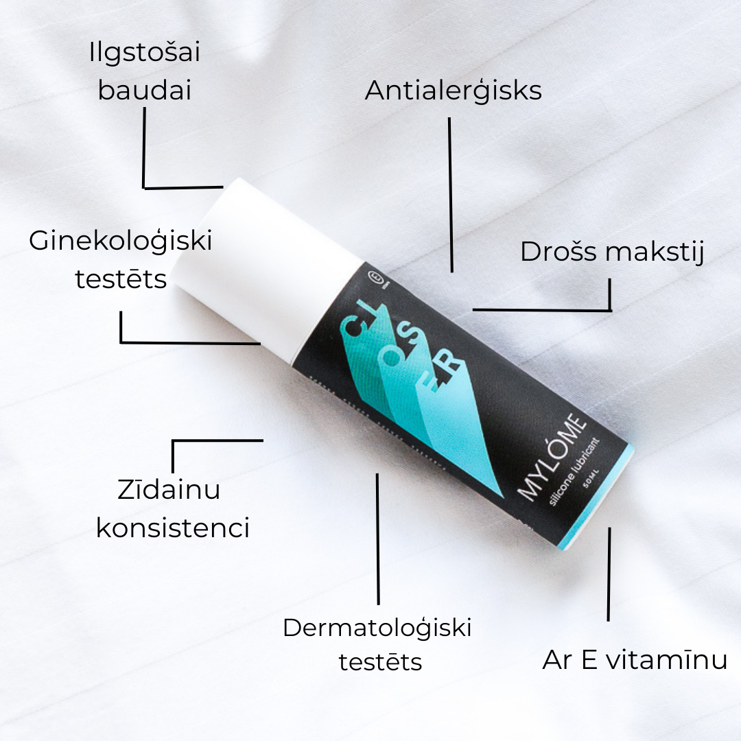 Silikona lubrikants ar E vitamīnu