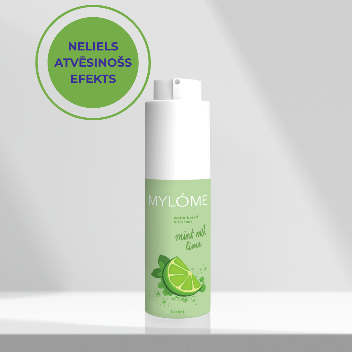 Ūdens bāzes lubrikants ar mint-laima aromāts 30ml