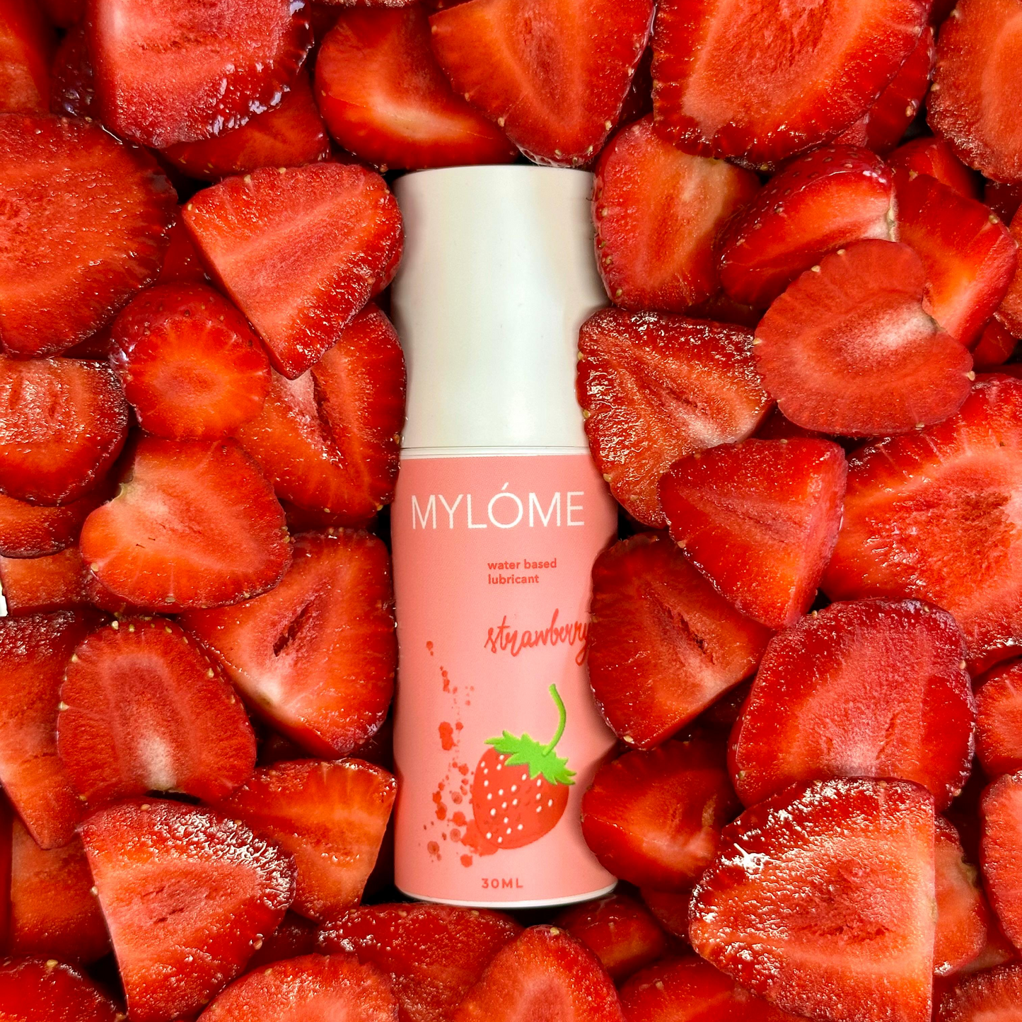 Ūdens bāzes lubrikants ar zemeņu aromātu 30ml