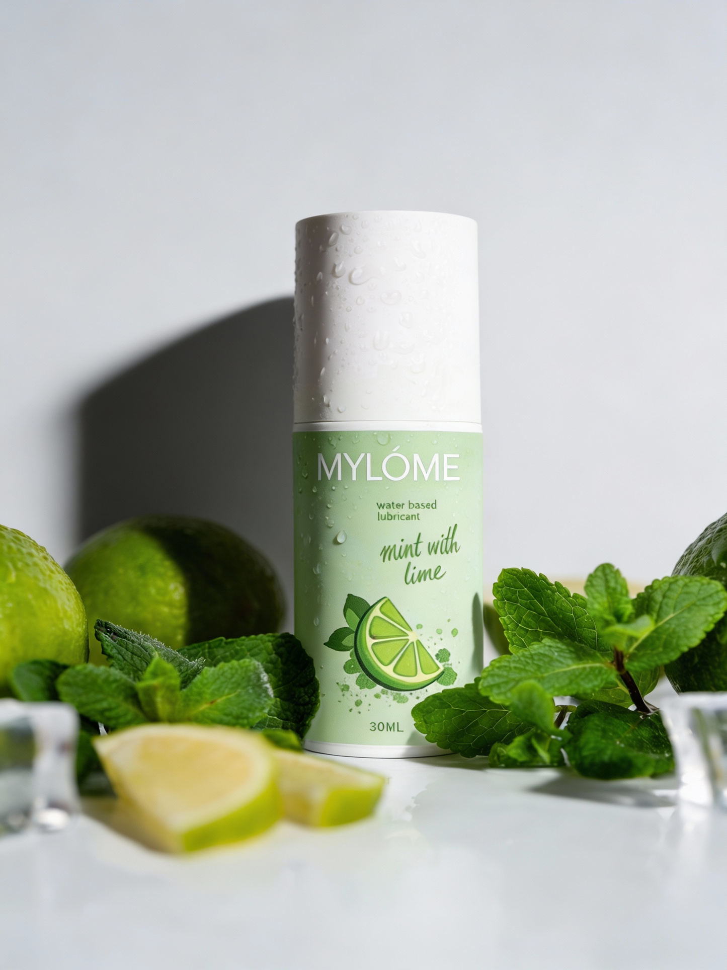 Ūdens bāzes lubrikants ar mint-laima aromāts 30ml
