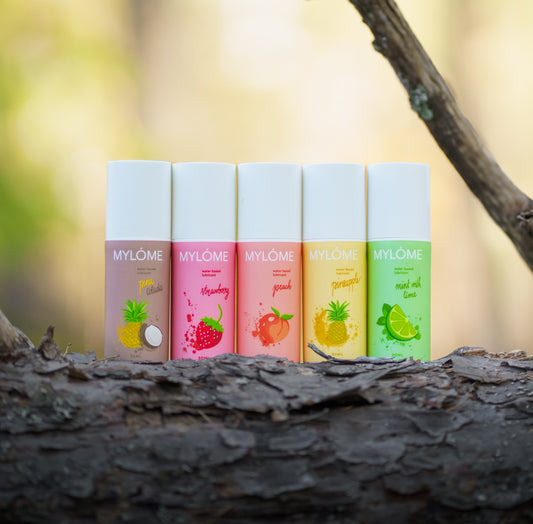 Ūdens bāzes lubrikantu ar aromātu komplets 3 gb